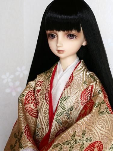 袿と単薄香色（うすこういろ）SD・13SD・DD共通j-0013R - 彩花