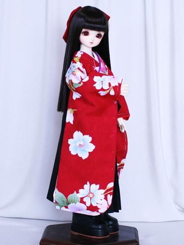 女袴と振袖・半襦袢のセット牡丹と桜MSD・SDM・MDD共通mh-0014