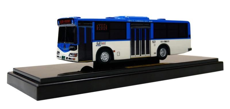 【送料関税無料】 川崎市バス 鷲ヶ峰営業所 1/80スケールモデル（幕表示：溝18 模型製作用品