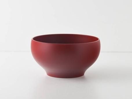 【2025A/W新作★送料無料】 会津塗スムース椀 (朱) - 猫の道草 工芸品