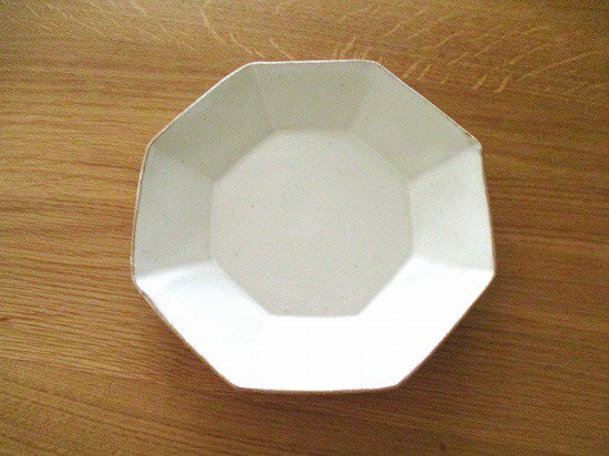 【益子焼】わかさま陶芸 正八角形のお皿（kinari）