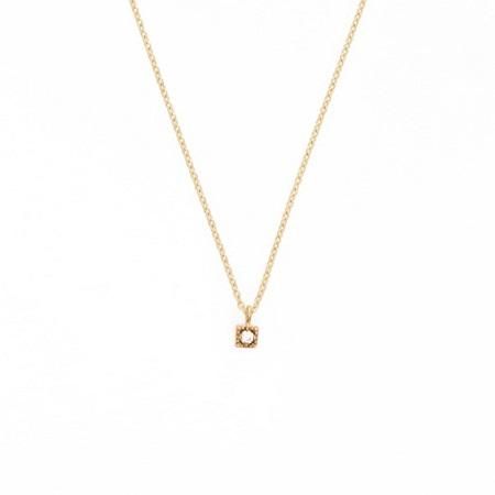 ガルニ　ダイヤモンド　ネックレス GARNI / K18 Triangle Dia Necklace【取り寄せ商品】 - LAD