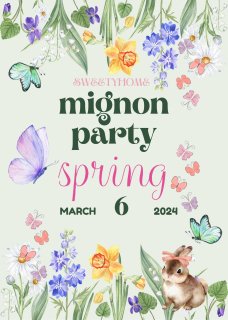 mignon party〜Sweetyなフォト女子会「Spring」
