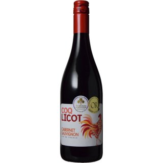 ں߸˰ݥۥꥳ ٥͡˥2021750ml<br>COQ LICOT Cabernet Sauvignon Vin de France