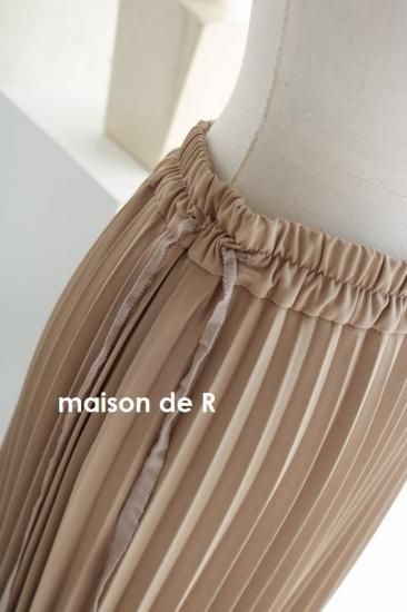 22-05 プリーツスカート(マキシ丈) - MAISON de R 22-05 プリーツスカート(マキシ丈) - MAISON de R