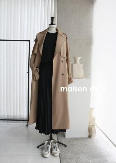 22-05 プリーツスカート（マキシ丈） - MAISON de R