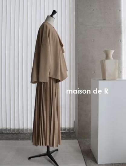 22-05 プリーツスカート(マキシ丈) - MAISON de R 22-05 プリーツスカート(マキシ丈) - MAISON de R