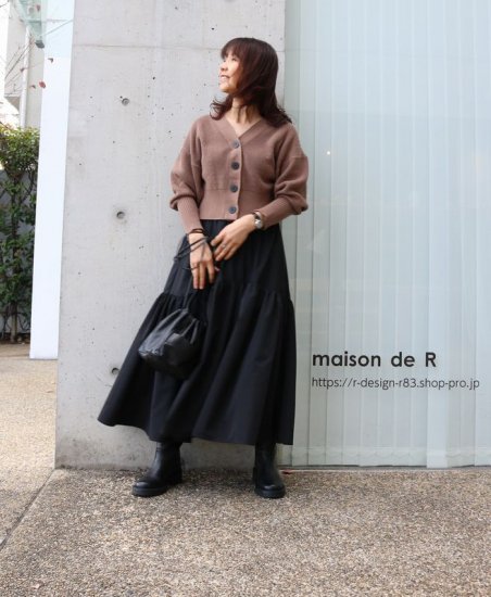 21-12 メモリーギャザースカート2 - MAISON de R
