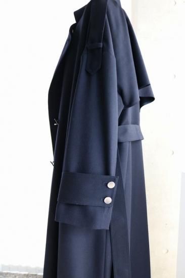 22-09 受注・フラノノーカラートレンチコート - MAISON de R 22-09 受注・フラノノーカラートレンチコート - MAISON de R