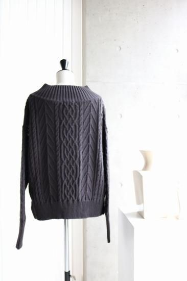 ワールド オンラインストア 22-03 バルーンケーブルセーター - MAISON de R トップス