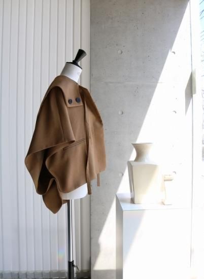 Maison de R オックスショートケープ　ベージュ Maison de R オックスショートケープ ベージュ