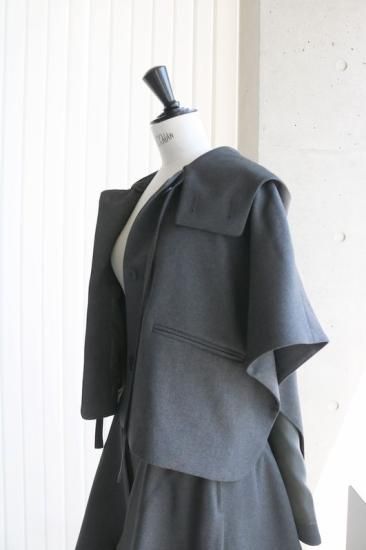 Maison de R オックスショートケープ　ベージュ 22-04 オックスショートケープ - MAISON de R