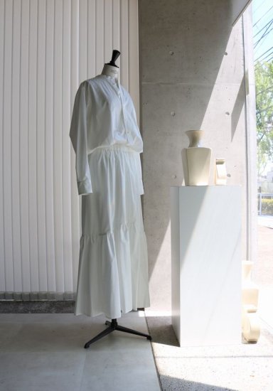 22-05 ブロード裾ギャザースカート - MAISON de R