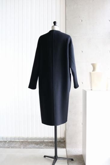 22-09 リバー仕立て・ノーカラーコート - MAISON de R 22-09 リバー仕立て・ノーカラーコート - MAISON de R