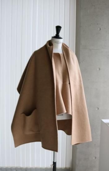 Maison de R オックスショートケープ ベージュ