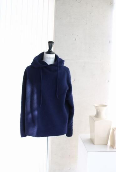 23-12ウールカシミヤニットフーディ - MAISON de R