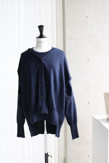 23-01 コットンカシミヤクルーネックセーター - MAISON de R