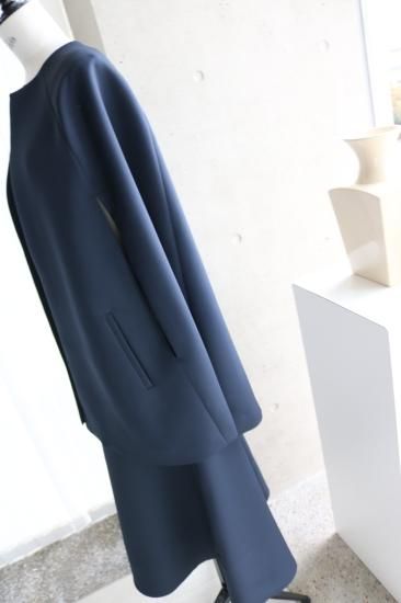 23-02 シンプルケープジャケット - MAISON de R 23-02 シンプルケープジャケット - MAISON de R