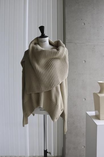 23-03 コットンニットスヌード - MAISON de R