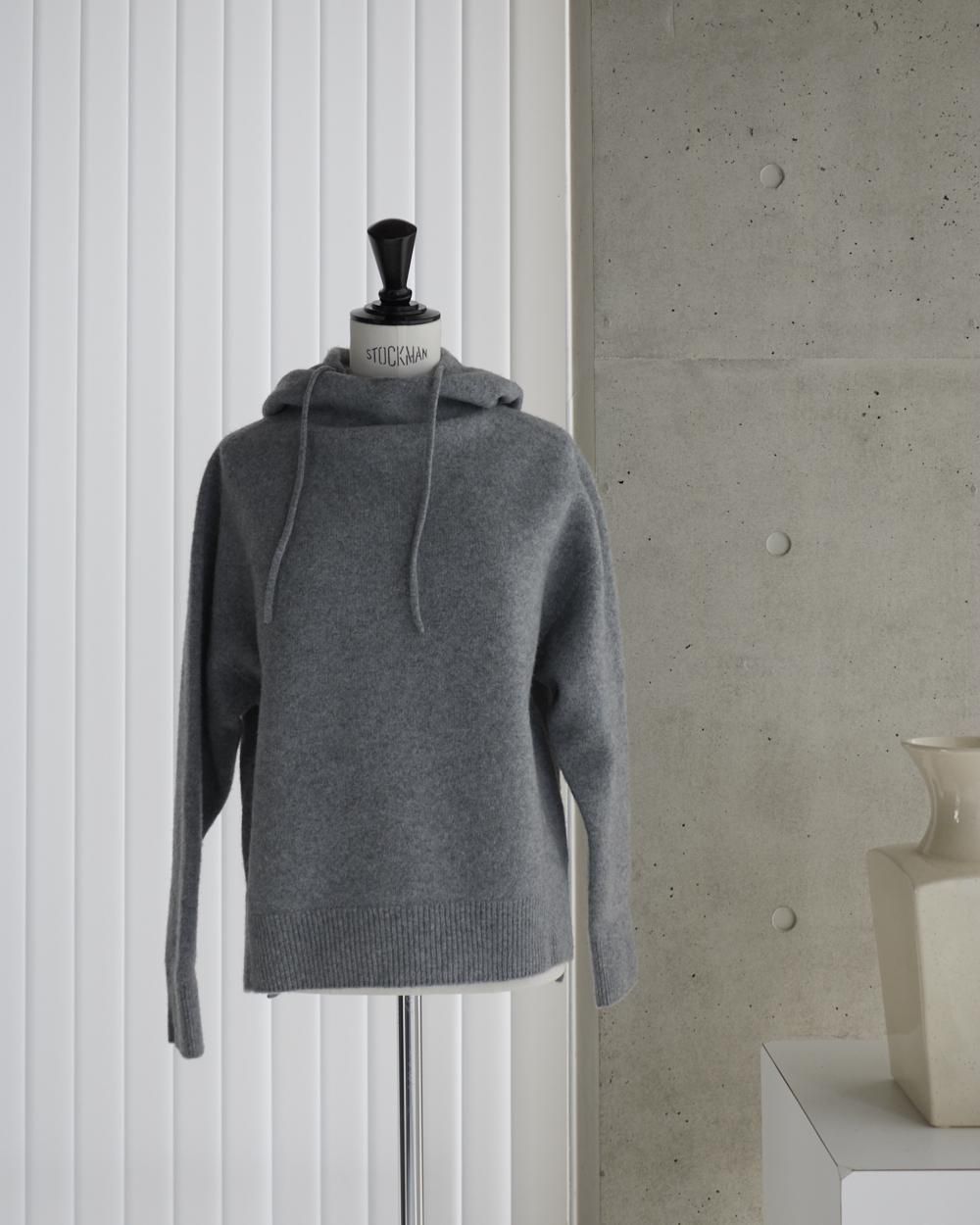超熱 23-12ウールカシミヤニットフーディ - MAISON de R トップス