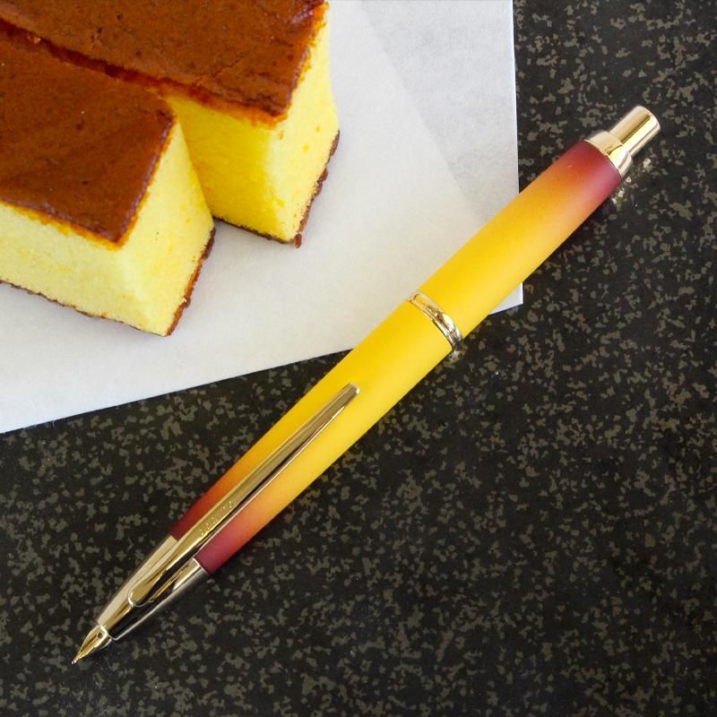 石丸文行堂 カステラ万年筆(プロギアスリム、MF)2024 年 送料無料