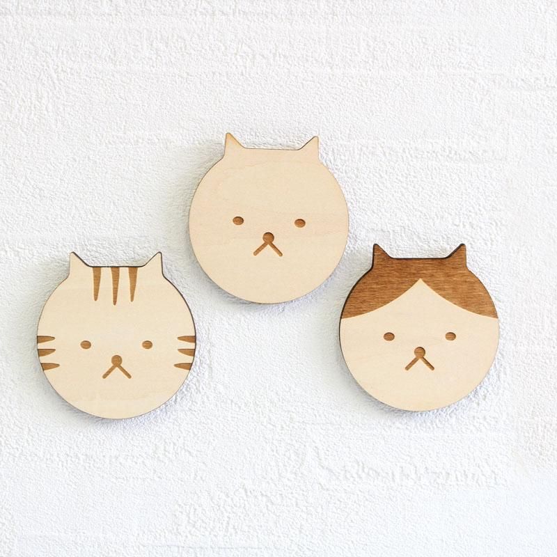 [通販] nagasaki-no neco 長崎の猫雑貨 コースター シロ | 石丸文行堂オンラインストア