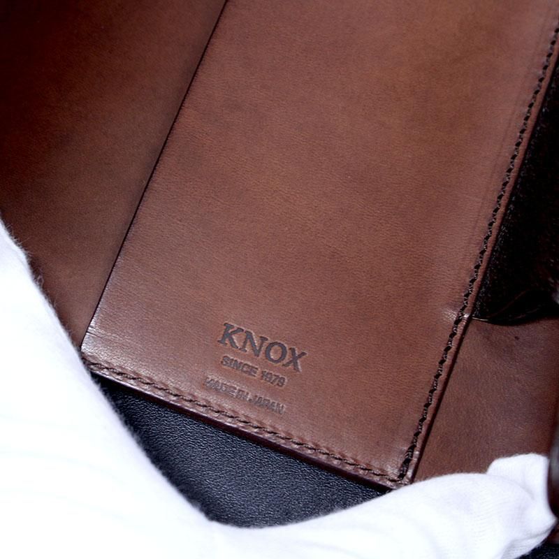 通販] [送料無料] KNOX オーセン システム手帳 フラップ留め