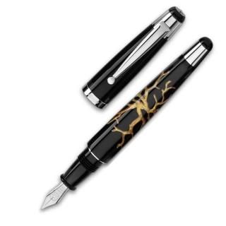 箱付き美品】 シグナム ノーバ 万年筆 パープル 18K