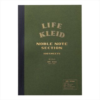 kleid LIFE×kleid  Noble note A5サイズ Olive Drab