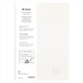 kleid 2mm grid notes A5 White