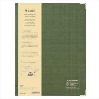 kleid 2mm grid binder A5 Olive Drab