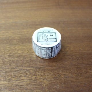 大枝活版室 Masking tape Stamp 01-06