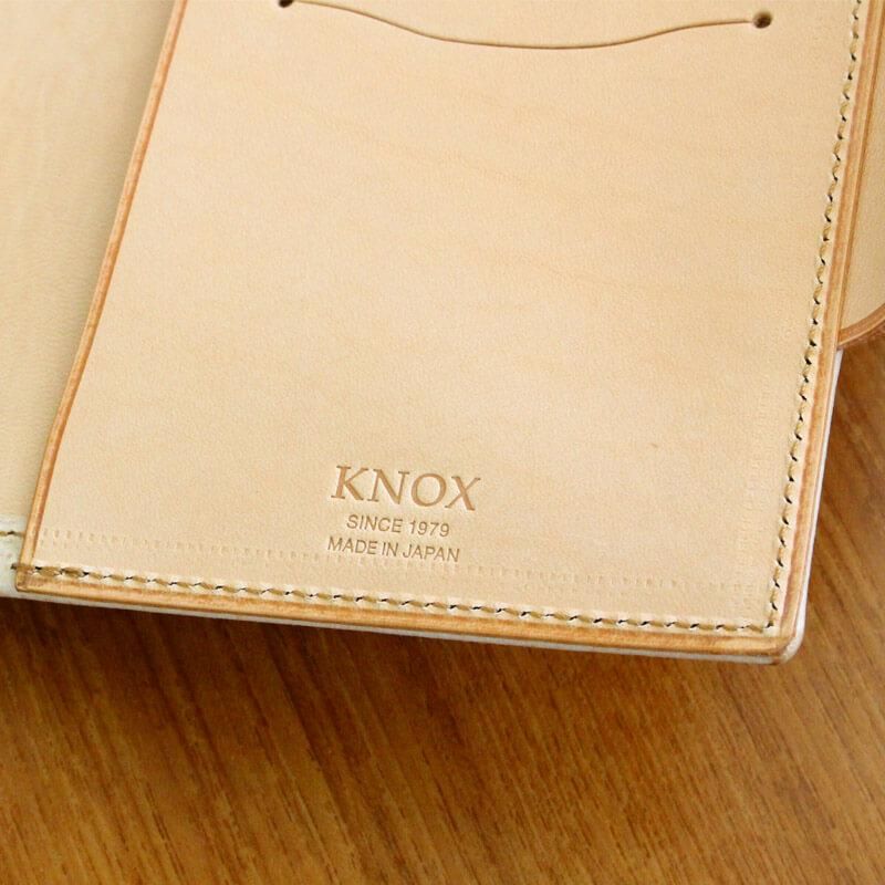 通販][送料無料] KNOX フラクト システム手帳 ベルト付き ナチュラル