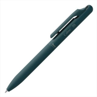 ぺんてる 油性ボールペン Calme カルム 0.5mm ターコイズブルー軸 黒 BXA105S-A