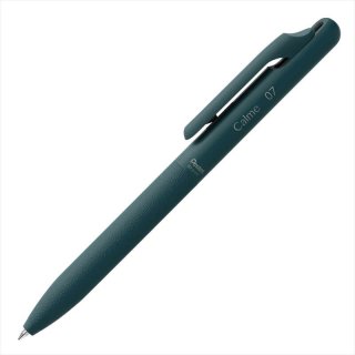 ぺんてる 油性ボールペン Calme カルム 0.7mm ターコイズブルー軸 黒 BXA107S-A