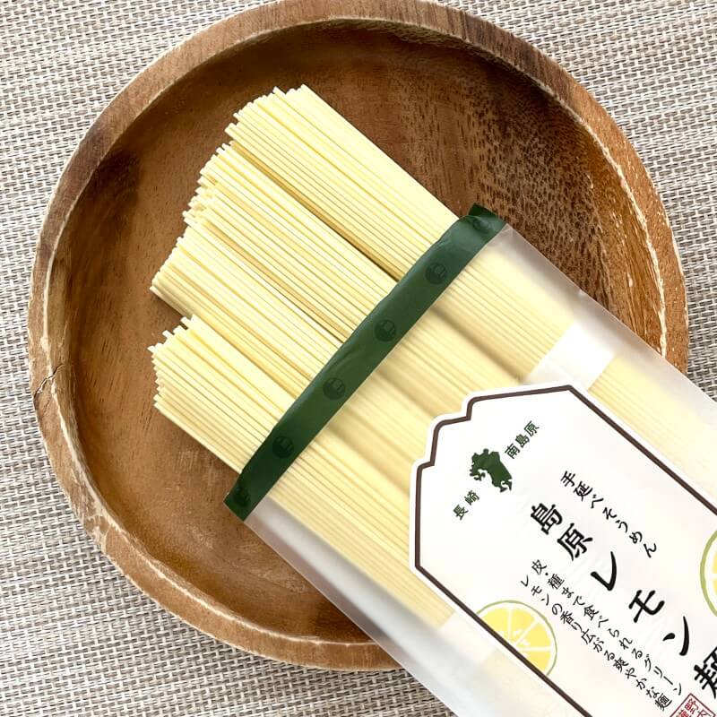 [通販] のうち製麺 手延べそうめん 島原レモン麺 200g | 石丸文行堂オンラインストア