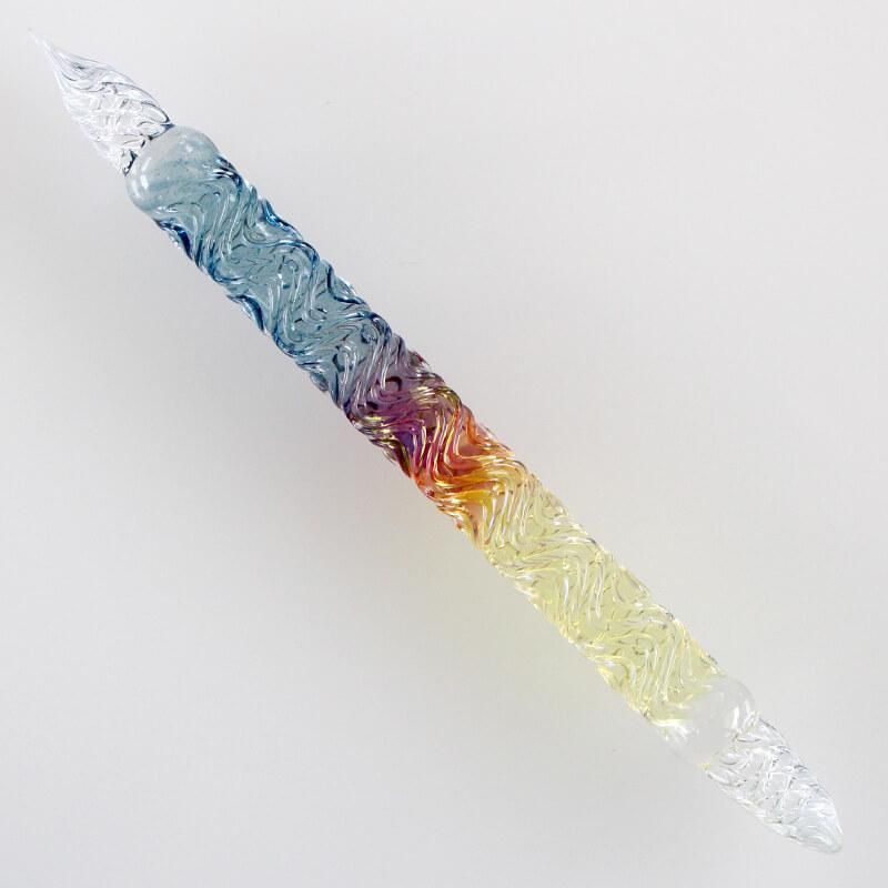 Supernova うねり 二刀流 ガラスペン BUNGUBOX x Synchronicity