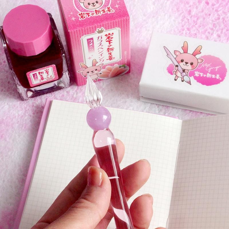 岩下の新生姜ペンライト ノート クリアファイル3点セット