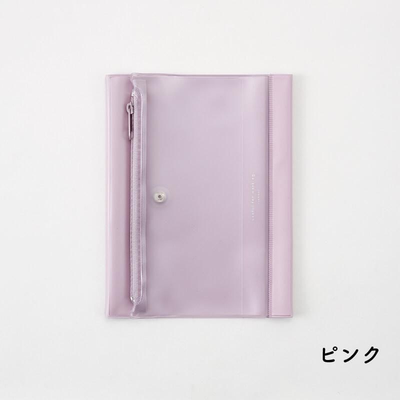 電子ノートカバー 黒 ペン付き isshoni.ペンケース付ノートカバー B6 ブラック(ブラック