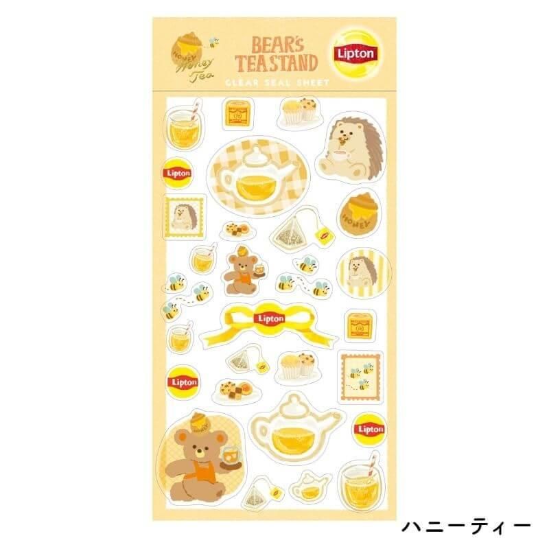 通販][数量限定]古川紙工 Lipton(リプトン) 透明シールシート