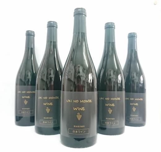 株)うきのもんで うきのもんでワイン (赤) 750ml - 湛酒店｜熊本地酒の