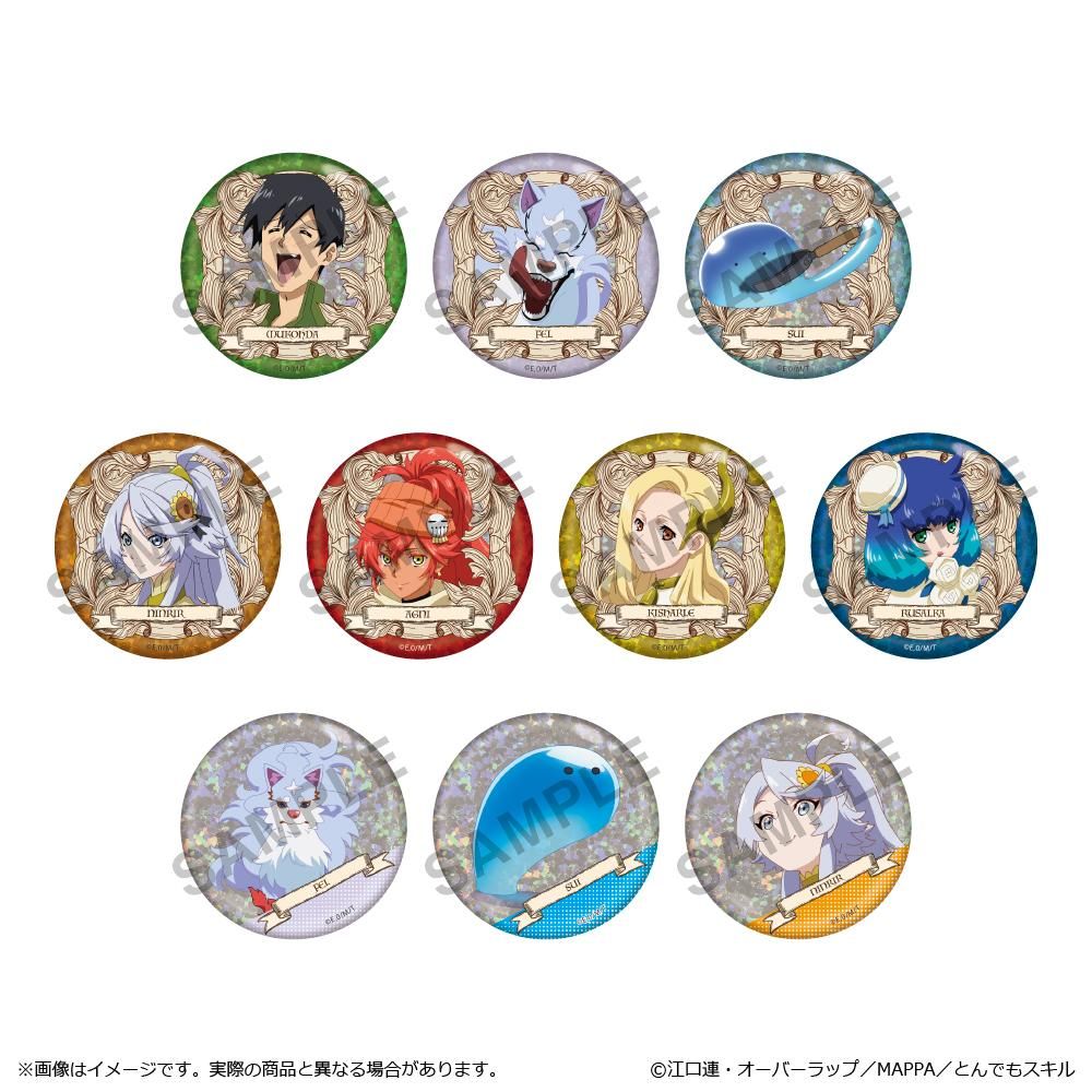 とんでもスキルで異世界放浪メシ ホログラム缶バッジ バラ - TUK_ang