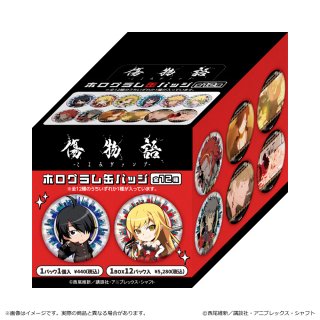 傷物語-こよみヴァンプ- ホログラム缶バッジ BOX