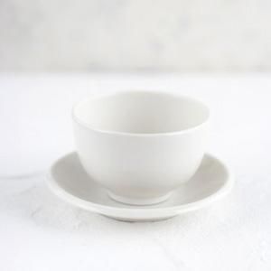 煎茶(カップ&ソーサー) / 白磁 真っ白い食器 湯呑み 湯のみ 桃の節句 ひなまつり 雛祭り ひな祭り
