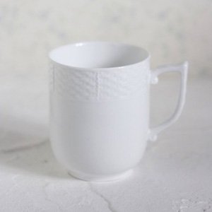 ラウンドトレスマグ/白磁 真っ白い食器 カップ コップ