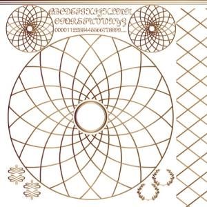 LATTICE PATTERN SET(ラティスパターンセット/ブライトゴールド・レンジ対応)