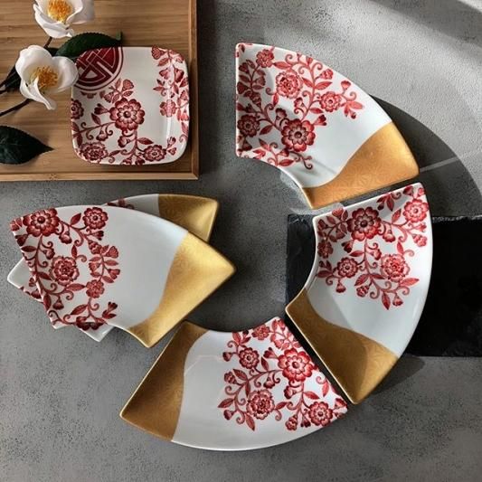 美品 ヴィンテージ♦️サラダ スイーツ フルーツ皿♦️豪華 ローズ彫刻♦️送料込 美品 ヴィンテージ♦️サラダ スイーツ フルーツ皿♦️豪華