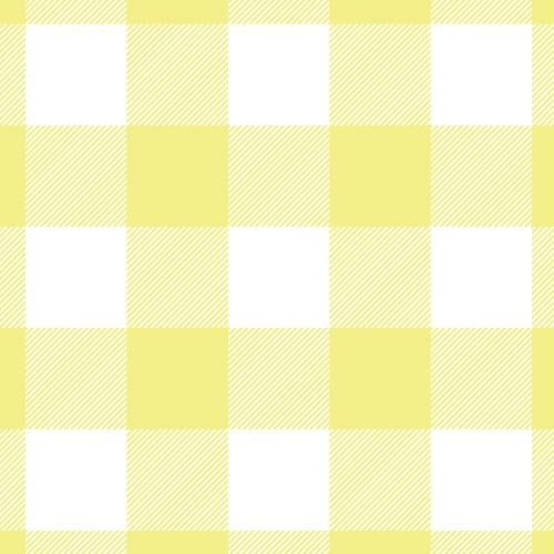 スモック　ブロックチェック◇グレー×イエロー◇　重ねドット スモック ブロックチェック◇グレー×イエロー◇ 重ねドット