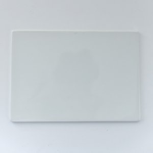 陶板(17cm×12cm)/白磁 白い食器 無地 タイル