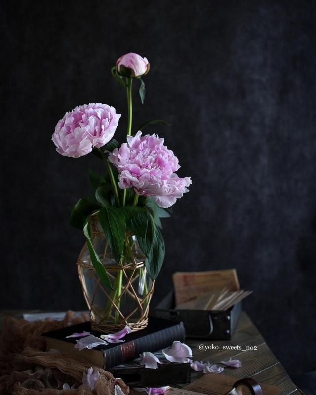 ❤️さえら★アキアカネ★美しい薔薇柄の隅にお花モチーフリボン飾り★ビニールクロス かわいい花柄のレディース長傘！晴雨兼用雨傘8本骨60cm